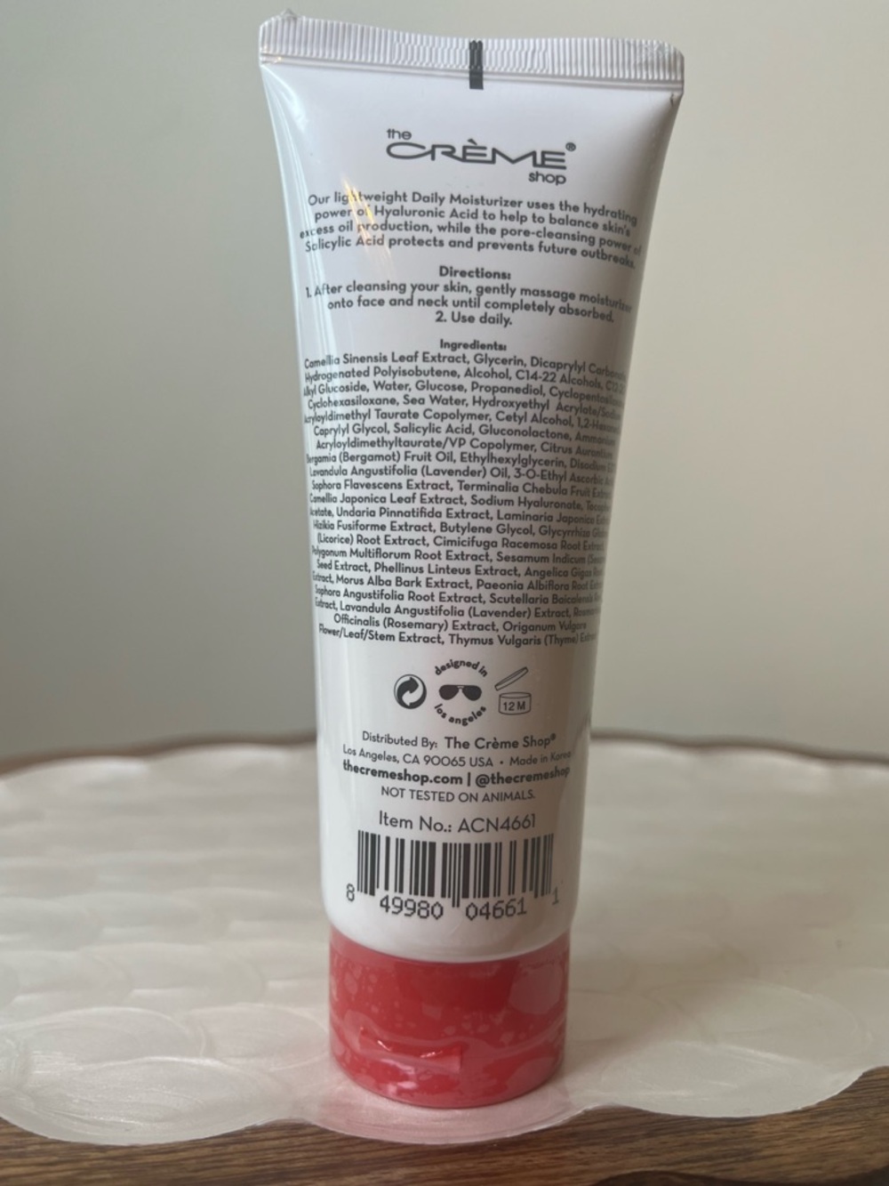 The Crème Shop What Acne Daily Moisturizer 5.41 oz Full Size NEW/SEALED - Picture 3 of 3